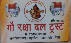 भूदपुर गांव मेरठ में बीमार दो गौ माताओं का इलाज गौ रक्षा दल ट्रस्ट (रजि-93) द्वारा समय पर किया गया।